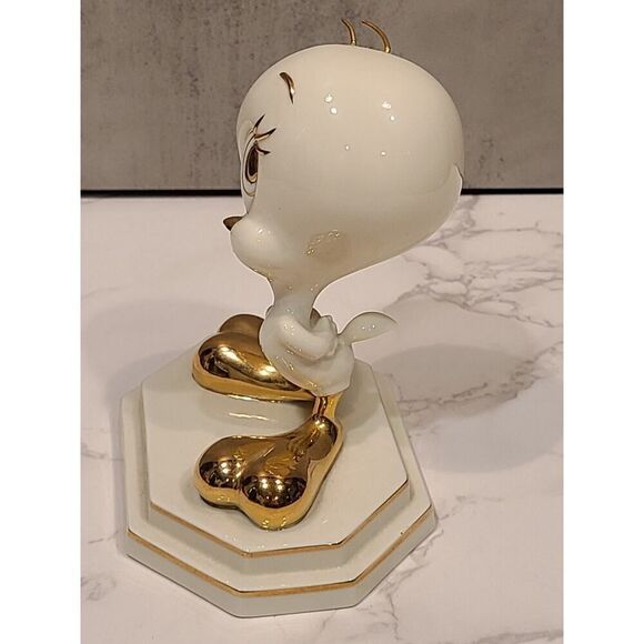 LENOX Looney Tunes TWEETY BIRD Figurine - 2000 Warner Bros RETIRED Vintage Flaw - Picture 4 of 8